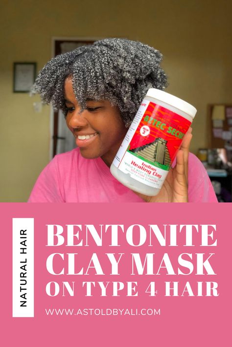 Aztec Indian Healing (Bentonite) Clay Mask Review on Type 4 Hair – As Told by Ali Aztec Healing Clay Mask, Bentonite Clay Hair, Indian Healing Clay Mask, Clay Hair Mask, Aztec Clay Mask, Aztec Clay, Bentonite Clay Mask, Clay Hair, Indian Healing Clay