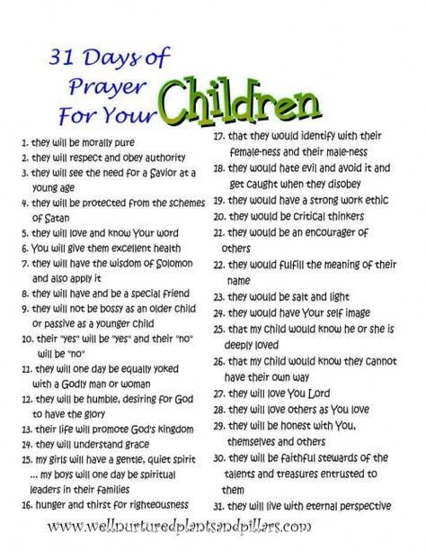 Prayer guides for family and self. A prayer for every day of the month... FREE PRINTABLES Praying For Your Family, Prayer Guide, Prayer For My Children, Prayer For Husband, Printable Prayers, Prayers For Children, Prayer Times, Prayer For You, Prayer Board