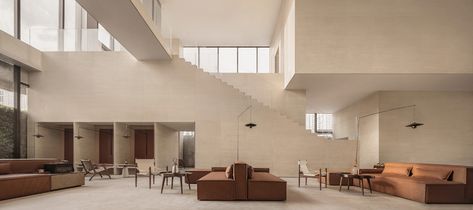 Gallery of Yangtze Opus Wuhan Art Museum / Waterfrom Design - 12 3d Art Gallery, Galleries Architecture, Museum Cafe, Museum Interior, Interior Minimal, Museum Exhibition Design, Interior Design Awards, Design Museum, Exhibition Design