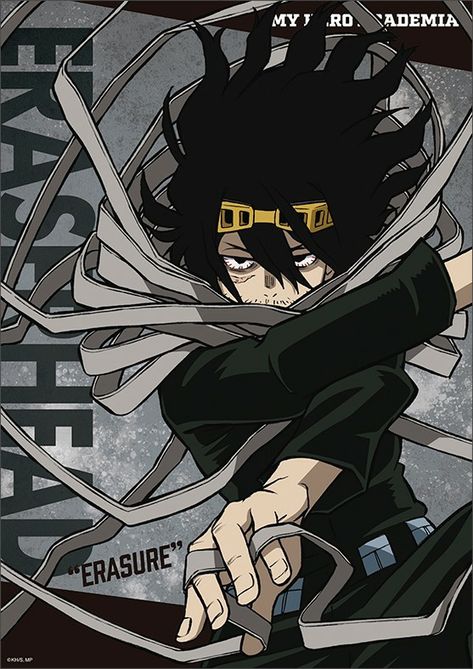 Eraserhead Poster Mha, Eraserhead Mha, Mha Poster, My Hero Academia Aizawa, Mha Aizawa, Aizawa Mha, Shōta Aizawa, Eraser Head, Shota Aizawa