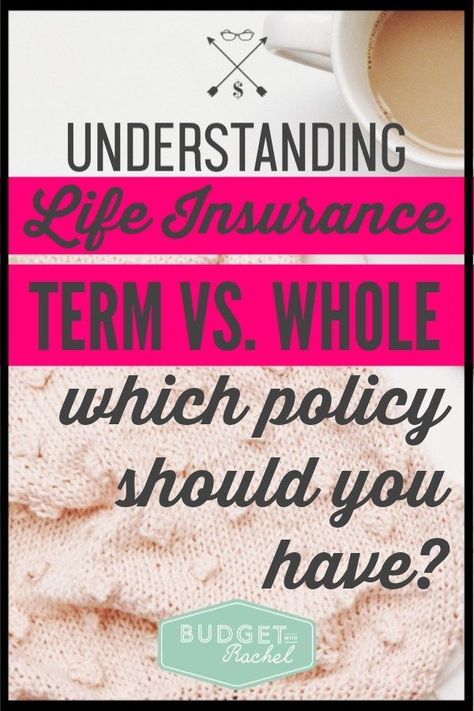 Life insurance policies can be so confusing. This is a simplified explanation of term life insurance versus whole life insurance. Once you know what policy you should have, the stress of life insurance will disappear! #lifeinsurance #budget #personalfinance Budget Guide, Universal Life Insurance, Personal Finance Printables, Debt Payoff Plan, Debt Payoff Printables, Whole Life Insurance, Budgeting 101, Finance Printables, Term Life Insurance