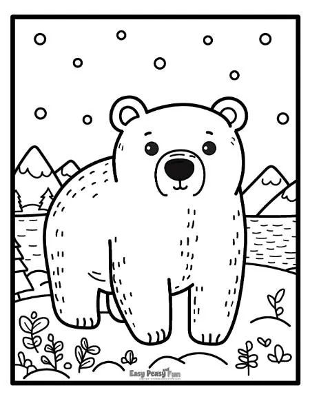 Polar bear cub coloring sheet - Brave Search Polar Bear Coloring Pages, Polar Bear Coloring Page, Bear Coloring Pages, Pre K Activities, Bear Cub, Bear Cubs, Coloring Sheets, Polar Bear, Brave