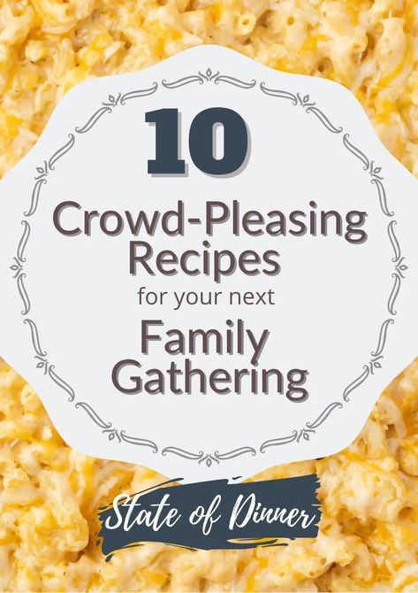 Crowd-Pleasing-Recipes.pdf Main Dish For A Crowd Parties, Meal For 10 People, Cheap Meals For A Crowd, Meal For A Crowd, Large Group Meals, Crowd Pleasing Recipes, Large Crowd, Cooking For A Crowd, Feed A Crowd