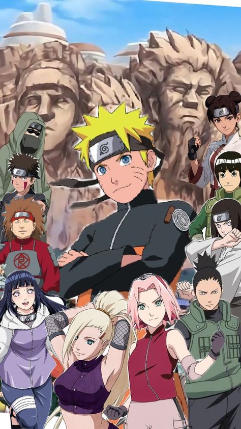 the members of konoha 11 Naruto