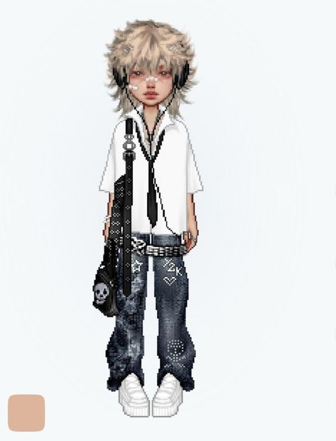 Punk Fashion Male, Best Dress Up Games, Girl Hair Drawing, Character Dress Up, Bratz Inspired Outfits, Fashion Gal, Charli D'amelio Aesthetic, Concept Clothing, Outfits Y2k