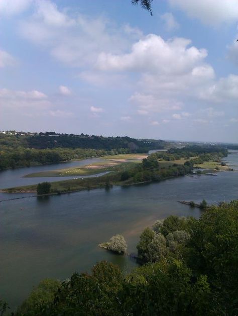 Overlooking the river Loire on a hot summer's day French River Ontario, France Loire Valley, Loire Valley Day Trip, Valley River, Loire River, River Fishing, Loire Valley, Hot Summer, Summer Days