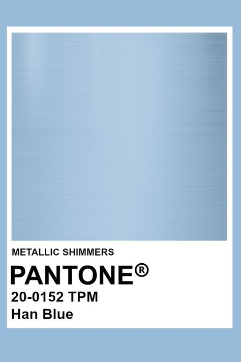 Han Blue #Metallic #Pantone #Color Han Blue Color, Colour Palette Pantone, Metallic Pantone, Palette Blue, Pantone Swatches, Pantone Palette, Color Pantone, Pantone Colour Palettes, Pantone Colors