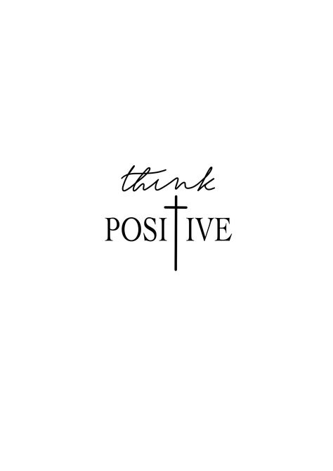 Positive Thinking Tattoo, Think Positive Tattoo Design, Think Positive Tattoo, Positive Tattoos, Patience Tattoo, Ant Tattoo, Word Tattoo Ideas, Teacup Tattoo, Small Neck Tattoos