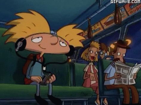 Listening To Music GIF - ListeningToMusic Arnold - Discover & Share GIFs Football Head, Disco Vinyl, Arnold And Helga, Castlevania Anime, Hey Arnold, 90s Cartoons, Best Song Lyrics, Cool Lyrics, Teen Vogue