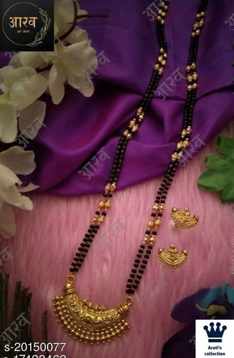 Blackbeads Locket Designs, Heavy Mangalsutra Designs Gold, Long Mangalsutra Designs Gold Latest, Gold Mangalsutra Design, Dressy Jewelry, Wedding Jewellery Designs, Mangal Sutra, Mangalsutra Design, Gold Jewels Design