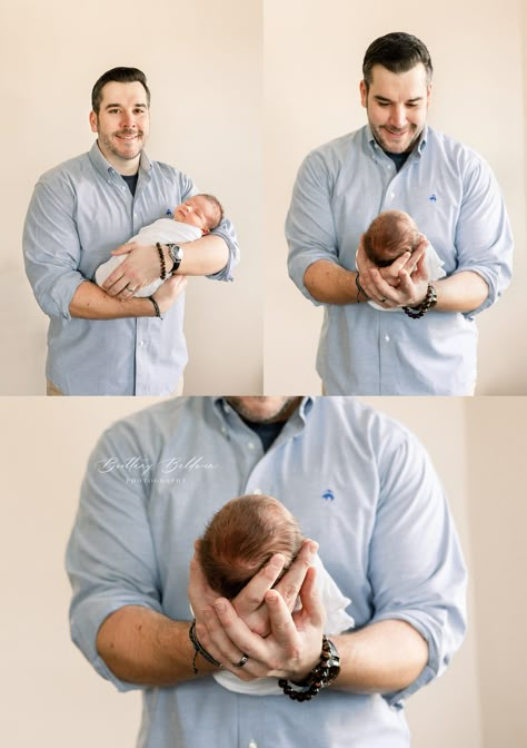 Holding Baby Reference, Holding Baby Poses Drawing, Man Holding Baby Drawing Reference, Man Holding Baby, Sitting Up Baby, Father Holding Baby, Dad Holding Baby, Head In Hands, Newborn In Dads Hands