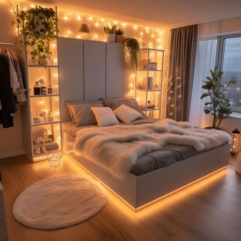 Dream Bedroom Inspiration, Luxury Room Bedroom, Classy Bedroom, Nike Style, Dekorasi Kamar Tidur, Redecorate Bedroom, Dream House Rooms, Cozy Room Decor, Teen Bedroom Decor