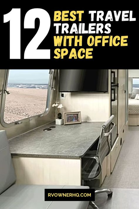 Do you work remotely? Are you always on the go, and need a workspace while on the road? If so, you’ll want to check out our list of the best travel trailers with office spaces! As these trailers provide all the amenities you need for work, while also providing a comfortable place to sleep and relax. Making them the perfect choice for anyone who needs to take their work with them while traveling the country. Best Travel Trailers, Small Camping Trailer, Small Travel Trailers, Work Remotely, Travel Trailers, Camping Trailer, Travel Trailer, Remote Work, On The Road