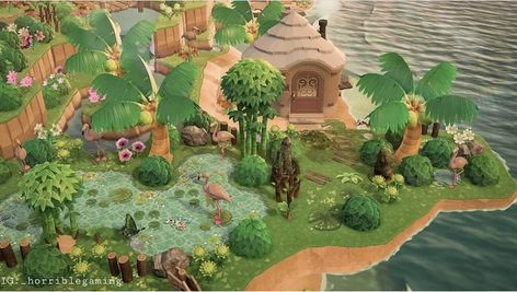 Acnh Swamp, Acnh Coastal, Ac Villager, Acnh Tropicore, Acnh Tropical, Jungle Dinosaur, Urban Island, Animals Crossing, Animal Crossing Guide