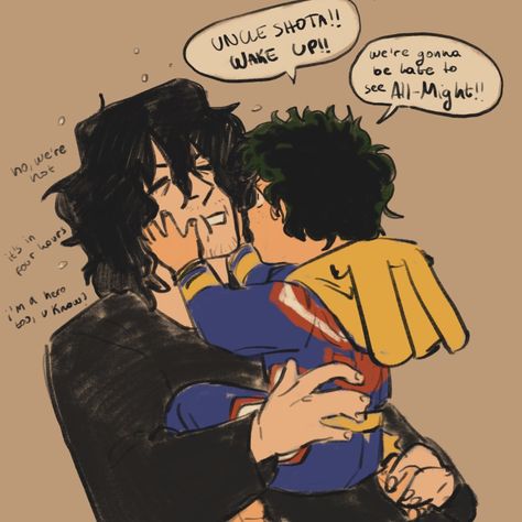 Izuku And Aizawa, Izuku Midoriya Fanart, Midoriya Fanart, Mha Aizawa, Mha Fanart, Kids Hero, Mha Memes, My Hero Academia 2, Aizawa Shouta