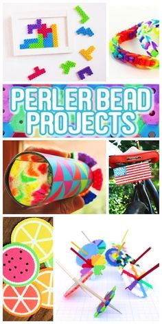 18 Cute & Easy Perler Bead Crafting Ideas • Kids Activities Blog Bead Ideas Crafts, Perler Bead Bookmarks, Perler Bead Bracelet, Perler Bead Projects, Perler Bead Ideas, Beads Craft Kids, Diy Kaleidoscope, Ironing Beads, Rainbow Loom Bracelets Easy