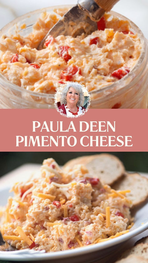 Paula Deen Pimento Cheese Cream Cheese Pimento Cheese Recipe, Edam Cheese Recipes, Pimento Cheese Recipe With Cream Cheese, Paula Deen Pimento Cheese, Pineapple Sandwiches Cream Cheese, Paula Deen Pimento Cheese Recipe, Pimento Cheese Tea Sandwiches, Paminto Cheese, Pimento Cheese With Cream Cheese