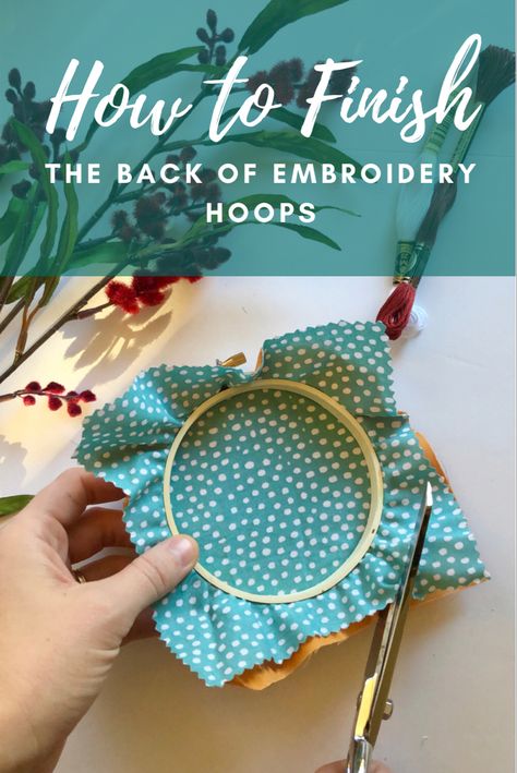 How To Finish The Back Of An Embroidery Hoop, How Embroidery, Backing Embroidery, How To Hang Embroidery, What To Do With Hand Embroidery Projects, Displaying Embroidery Ideas, Decorative Embroidery Hoop, Decorating Embroidery Hoop, How To Decorate With Embroidery