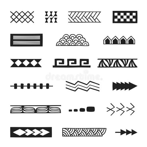 Polynesian tattoo indigenous primitive art stock illustration Folk Art Symbols, Polynesian Symbols, Hawaiian Symbols, Primitive Tattoo, Polynesian Tattoo Meanings, Symbol Tattoos With Meaning, Symbol Meanings, Polynesian Tattoo Sleeve, Hawaii Tattoo