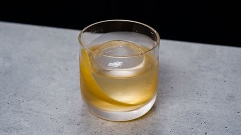 milk-clarified-whiskey-sour-web Sour Milk, Ice Scoop, Bar Spoon, Orange Twist, Whiskey Sour, Cocktail Ingredients, Glass Bar, Fruit Juice, Coconut Cream