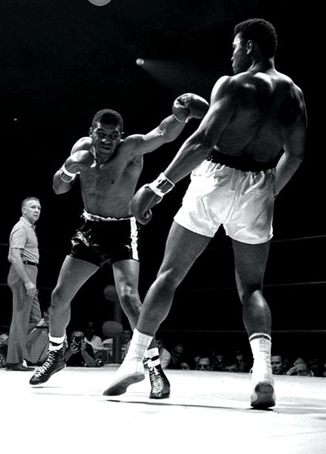 Boxing Action Shots, Old School Boxing, Ken Norton, Mike Tyson Boxing, Muhammad Ali Boxing, Boxing Images, Boxing Match, Boxing History, Mohammed Ali