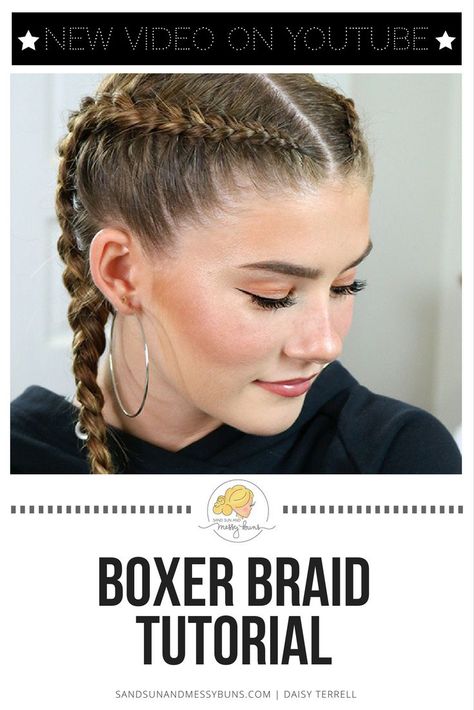 Dutch Boxer Braids, Boxer Braids Tutorial, Boxer Braids Hairstyles, Dutch Braid Tutorial, Braids Step By Step, Ideas Maquillaje, Small Box Braids, Double Dutch Braid, Braiding Your Own Hair