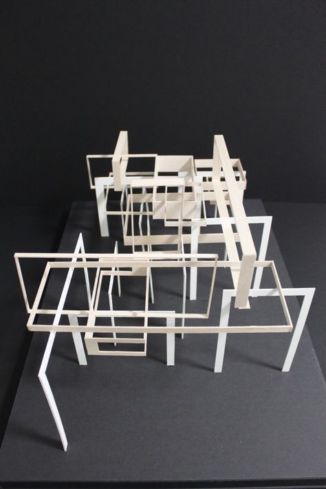 Jonathan Yip - Architectural Studies: Abstract Model Abstract Model Architecture Concept, Abstract Model, Cubes Architecture, Architecture Abstract, Conceptual Model Architecture, Curved Bed, Deconstructivism, Model Architecture, Concept Models Architecture