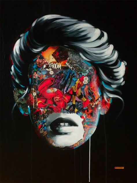 Sandra Chevrier, Double Exposition, Drawing Simple, A Level Art, Art Video, Portrait Illustration, Graffiti Art, Art Vintage, Collage Art