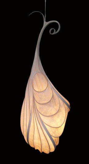 Paper Light Sculpture, Skeleton Skin, Warehouse Lighting, Lampe Art Deco, Driftwood Lamp, Deco Luminaire, Paper Light, Light Sculpture, Creative Lighting