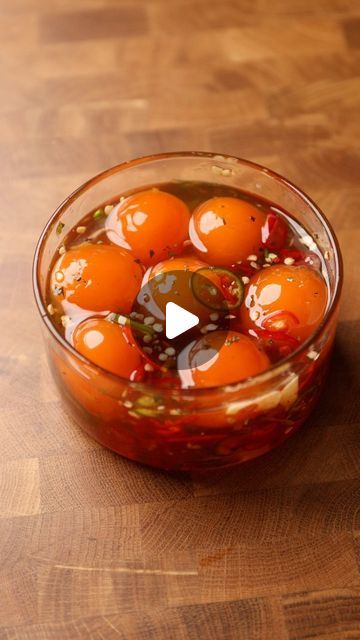 Hot Honey Cured Egg Yolks, Honey Cured Egg Yolks, Cured Egg Yolk Recipes, Confit Egg Yolk, Fermented Eggs, Honey Eggs, Toast Board, Egg Yolk Uses, Hot Honey Recipe