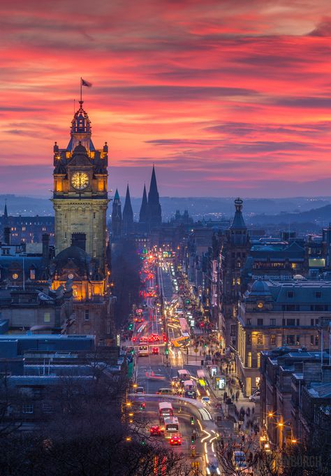 https://flic.kr/p/26dkcmY | Edinburgh Red Sky Sunset | © 2018 www.edinburghhd.co.uk Edinburgh Winter, Tone Mapping, Winter Sunset, Sunsets And Sunrises, Sky Sunset, Best Sunset, Red Sky, Edinburgh Scotland, Cool Countries