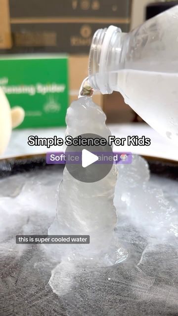 KiwiCo on Instagram: "How does soft ice work? 🧊 Check out the science behind this super-cooled experiment 🤔" Instant Hot Ice Experiment, Toddler Experiments At Home, Dry Ice Experiments Kids, Ice Experiments For Kids, Ice Experiments, Dry Ice Experiments, Class Board Decoration, Ice Crafts, Fun Science Experiments