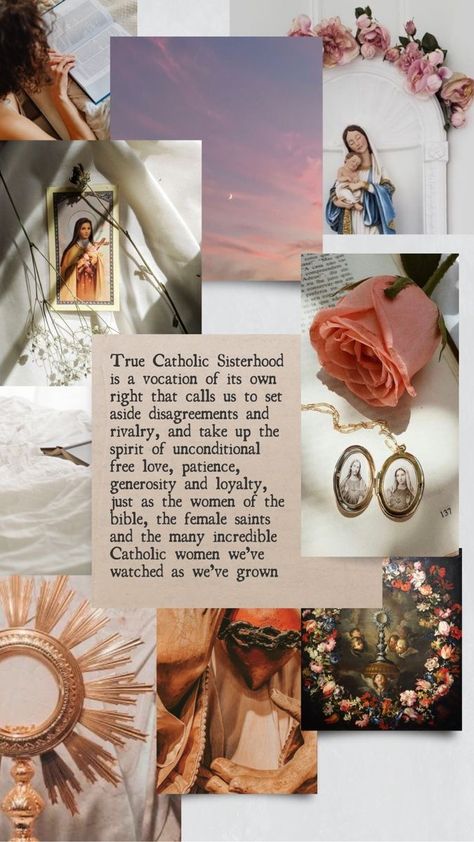 Catholic Girl Wallpaper, Catholic Faith Aesthetic, Tradcatholic Aesthetic, Catholic Imagery Aesthetic, Catholic Women Aesthetic, Catholic Vision Board, Catholism Aesthetic, Catholic Woman Aesthetic, Catholic Phone Wallpaper