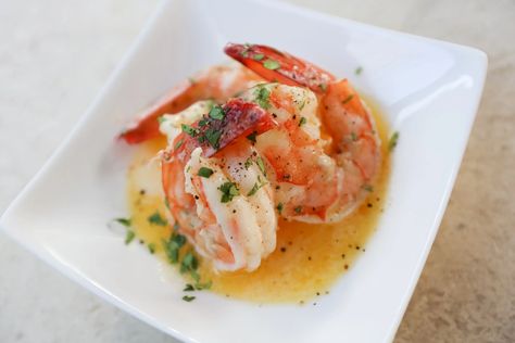 Butter Poached Shrimp Recipe from Sam The Cooking Guy Butter Poached Shrimp, Poached Shrimp, A Lot Of Friends, Lot Of Friends, Shrimp Appetizers, Honey Walnut Shrimp, Healthy Dog Treat Recipes, Healthy Pastas, Dog Treat Recipes