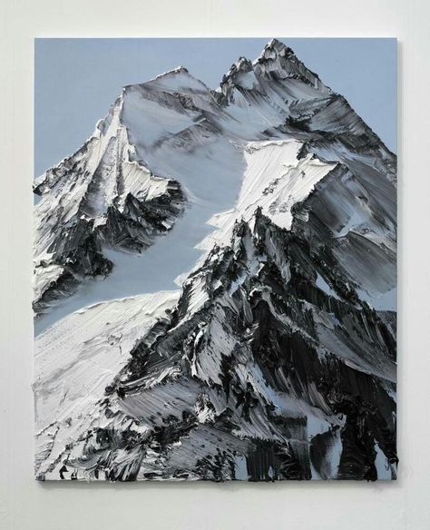 Paintings Of Mountains, Interior Wall Painting, Conrad Jon Godly, 4d Art, Elements Of Interior Design, Amazing Interior Design, Simple Painting Ideas, Art Examples, Oil Painting Inspiration