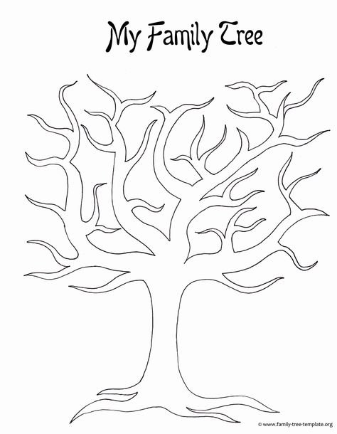 30 Print Family Tree Chart | Example Document Template Family Tree Art For Kids, Family Tree Template Printable Free, Family Tree Designs Templates, Family Tree Ideas For Kids, Family Tree Outline, Family Tree Kindergarten, Branch Template, Family Tree Template Excel, Family Tree Ideas