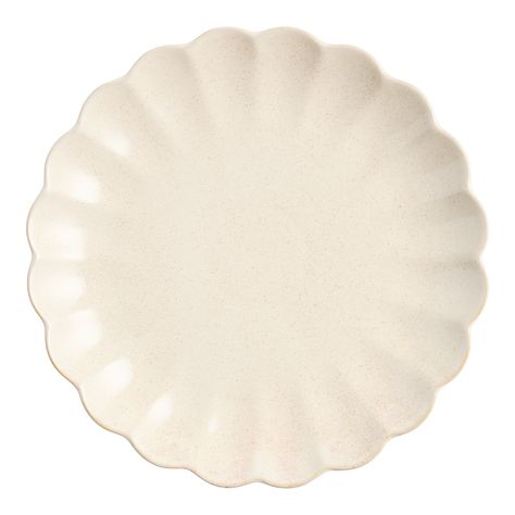 Scallop Rim Speckled Dinner Plate - World Market World Market, Dinner Plate, Dinner Plates