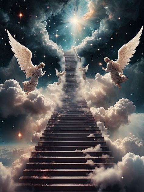 Stairway To Heaven Wallpaper, Heaven Stairs, Stairs To Heaven Tattoo, Staircase To Heaven, Door To Heaven, Blessed Wallpaper, Heaven Pictures, Heaven Wallpaper, Stairs To Heaven