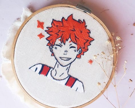 Dabi Mha, Embroidery Stitches Beginner, Anime Boy Sketch, Hand Embroidery Patterns Flowers, Hand Embroidery Kit, Anime Crafts, Stained Glass Crafts, Sewing Embroidery Designs, Embroidery Kit