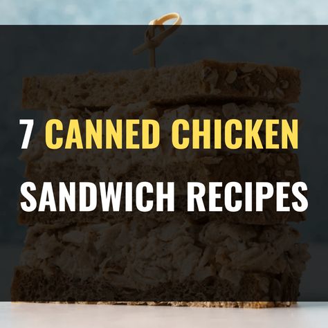 Canned Chicken Bbq Sandwich, Easy Recipes Using Canned Chicken, Canned Chicken Sandwich, Canned Chicken Sandwich Recipes, Using Canned Chicken, Shredded Chicken Sandwiches, New Recipes To Try, Recipes For Chicken, Hot Chicken Sandwiches