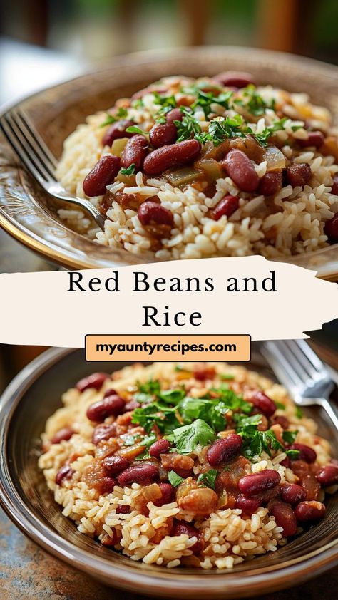 Bring warmth to your winter meals with this Southern red beans and rice recipe. Full of spices, smoky sausage, and tender beans, it’s a comforting dish that’s perfect for family dinners. Serve up this cozy meal that’s easy, filling, and bursting with flavor. Southern Red Beans And Rice Recipe, Southern Red Beans And Rice, Southern Red Beans, Red Beans And Rice Recipe Easy, Beans Recipe Crockpot, Red Bean And Rice Recipe, Red Beans And Rice Recipe, Cajun Spices, Red Beans N Rice Recipe