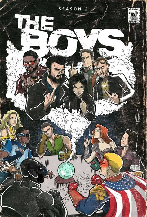 The Boys Poster, The Boy Cast, Billy Butcher, Boys Artwork, Arte Nerd, Boys Posters, Comic Poster, Art Parody, Superhero Wallpaper