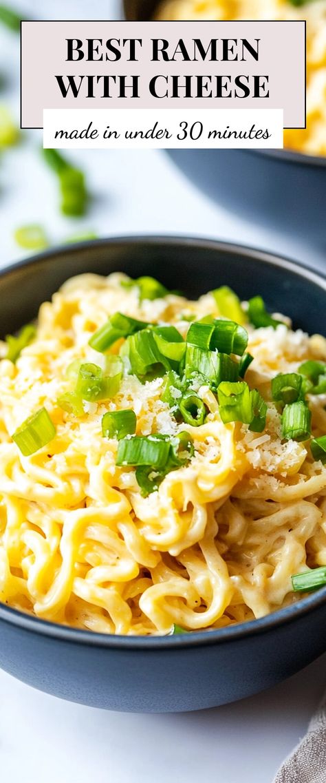 Image for Best Ramen with Cheese Enhance Ramen Noodles, Ramen Cheese Noodles, Packet Ramen Recipes, Best Ramen Recipe Easy, One Pot Ramen Noodle Recipes, Ramen Variations, One Pot Noodles, Trader Joe’s Ramen Recipe, Top Ramen Noodle Recipes