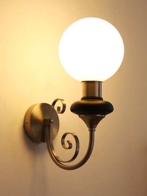 Feature 
 Crafted with precision, this 1-light wall sconce seamlessly marries durability with a refined aesthetic. The iron golden finish frame adds a timeless touch, making it a perfect addition to both traditional and modern interiors. Refined Aesthetic, Wall Lamps Bedroom, Pull Chain, Modern Interiors, Black Set, Light Wall, Cornice, Small Furniture, Large Furniture