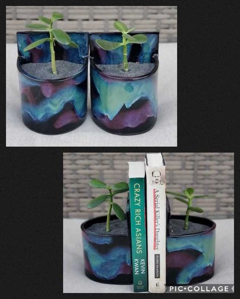 Bookend Planters - Imgur Bookend Planters, Ceramic Clay, Handmade Ceramics, Bookends, The Magic, Planter Pots, Funny Jokes, The Internet, Entertainment