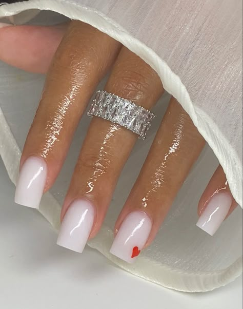 Skirts For Winter, Basic Baddie Nails, Fur Nails, Milky White Nails, Plated Skirt, Milky Nails, Acrylic Toe Nails, Plain Nails, Nails Trends