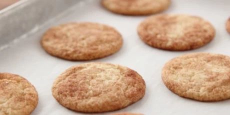 Sweet cinnamon sugar cookies that are perfect any time of year. Snickerdoodle Recipes, Ree Drummond Recipes, Hummingbird Food, Cinnamon Sugar Cookies, Snickerdoodle Recipe, No Flour Cookies, Chewy Sugar Cookies, Food Network Canada, Snickerdoodle Cookie Recipes