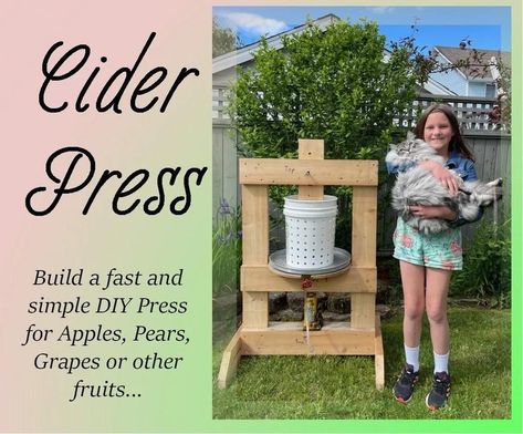 DIY Cider Press - Clean and Simple : 9 Steps (with Pictures) - Instructables Diy Cider, Apple Cider Press, Apple Press, Cider Press, Greenhouse Effect, Aluminum Pans, Food Garden, Cotton Pillow Cases, Apple Juice