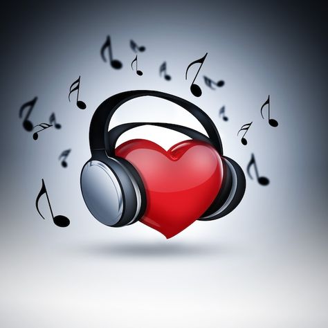 Red heart with headphones concept of mus... | Premium Photo #Freepik #photo #headset #headphones #headphone-icon #headphone Heart With Headphones, Music Designs, Music Notes Art, Music Heart, Music Tattoo Designs, Romantic Wallpaper, Miniature Photography, Dj Images, Music Drawings