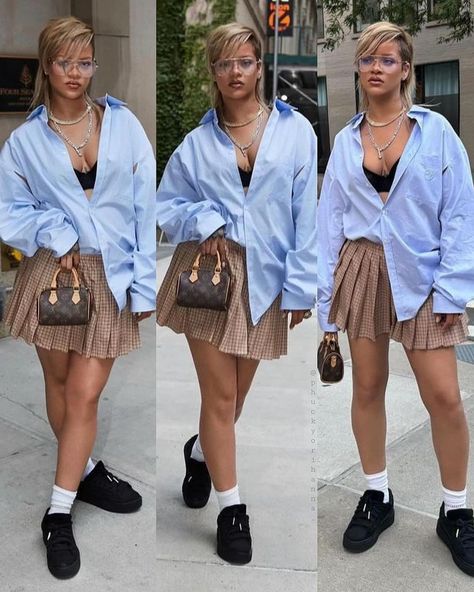 Beyonce Inspo Outfits, Haute Couture Casual Outfits, Rhianna Outfits Iconic, Couture Aesthetic, Robyn Fenty, Rihanna Fenty Beauty, Rihanna Street Style, Stylish Fits, Kourtney Kardashian Style